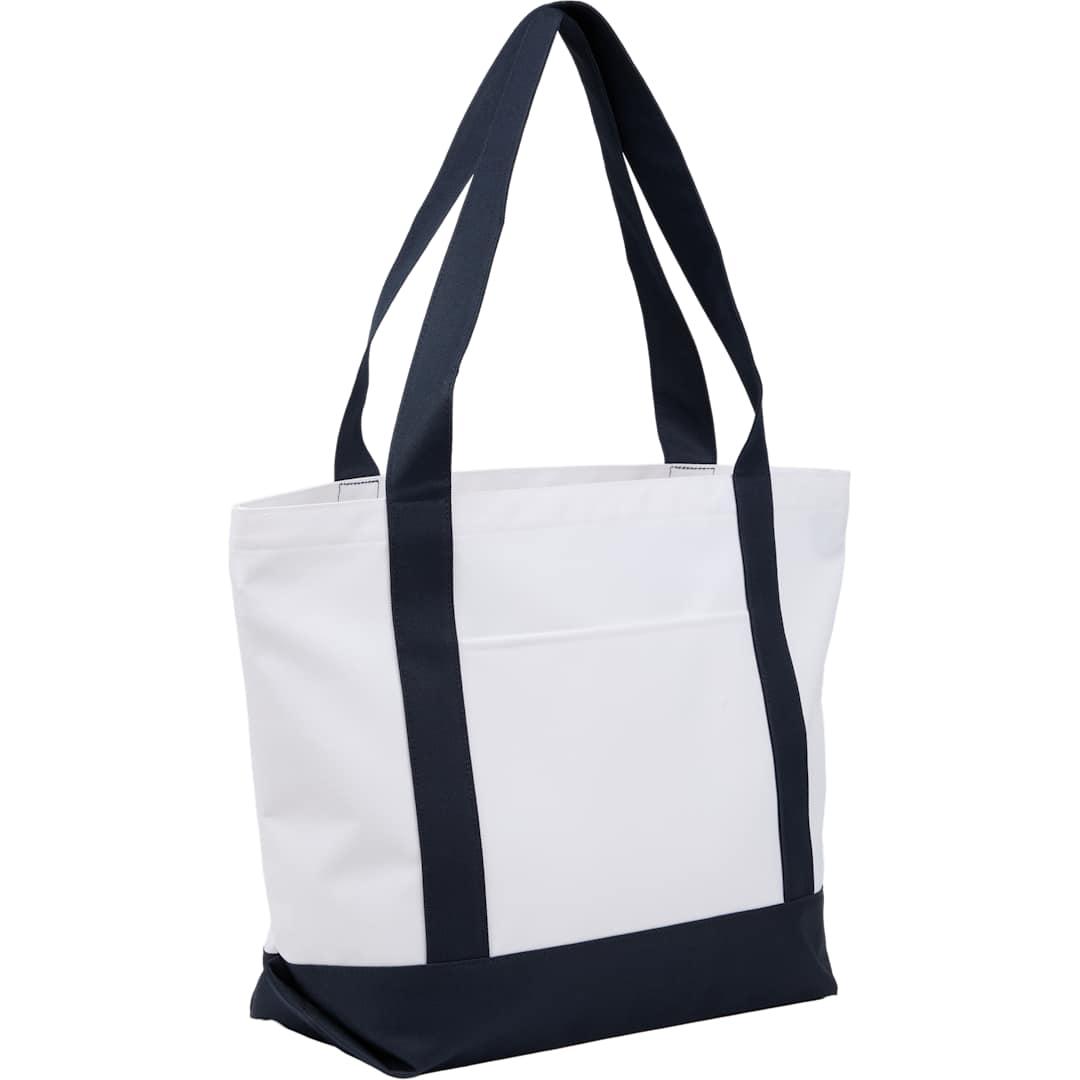 Oversized recyled canvas tote bag Black miniatura 22