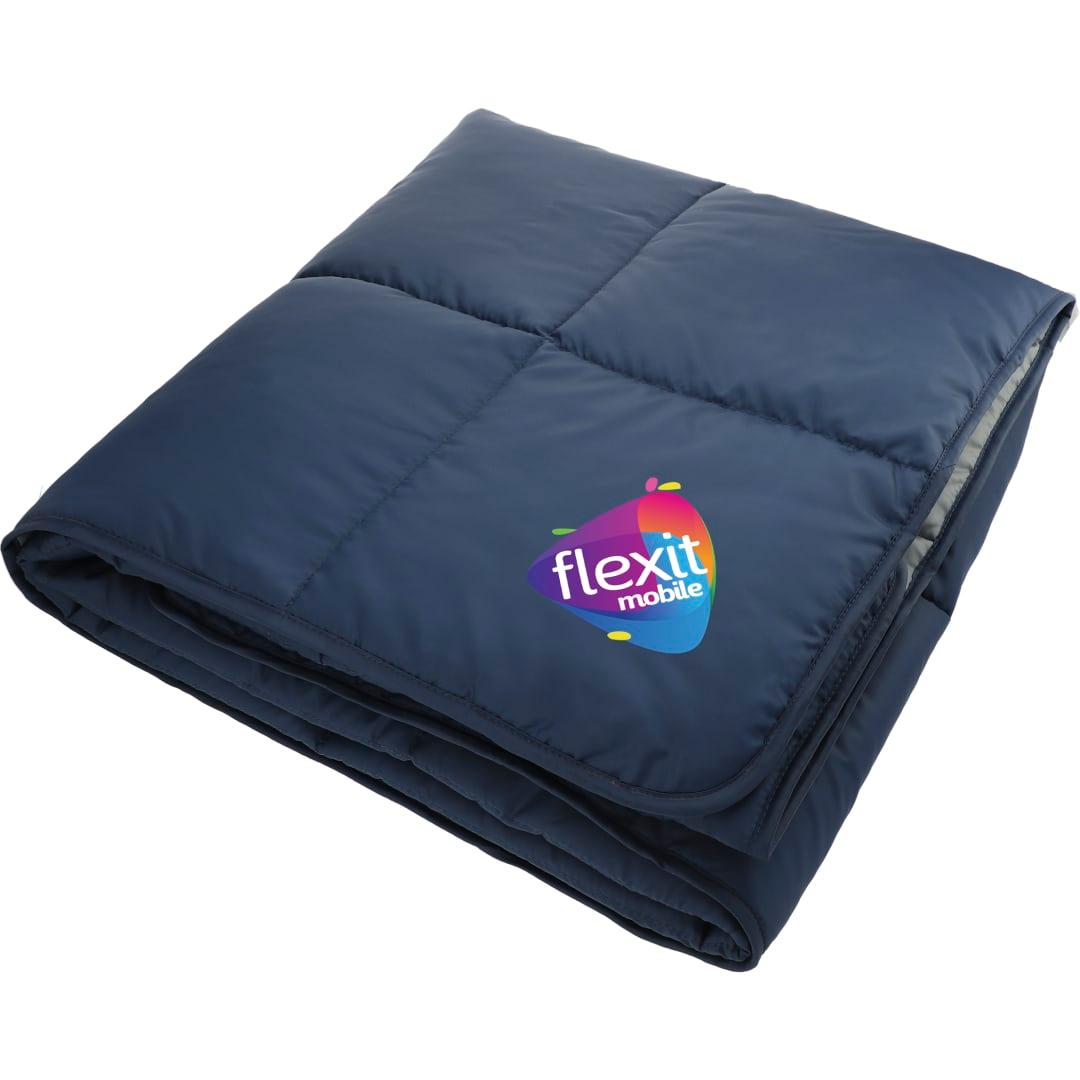 Puffy outdoor blanket Black miniatura 11