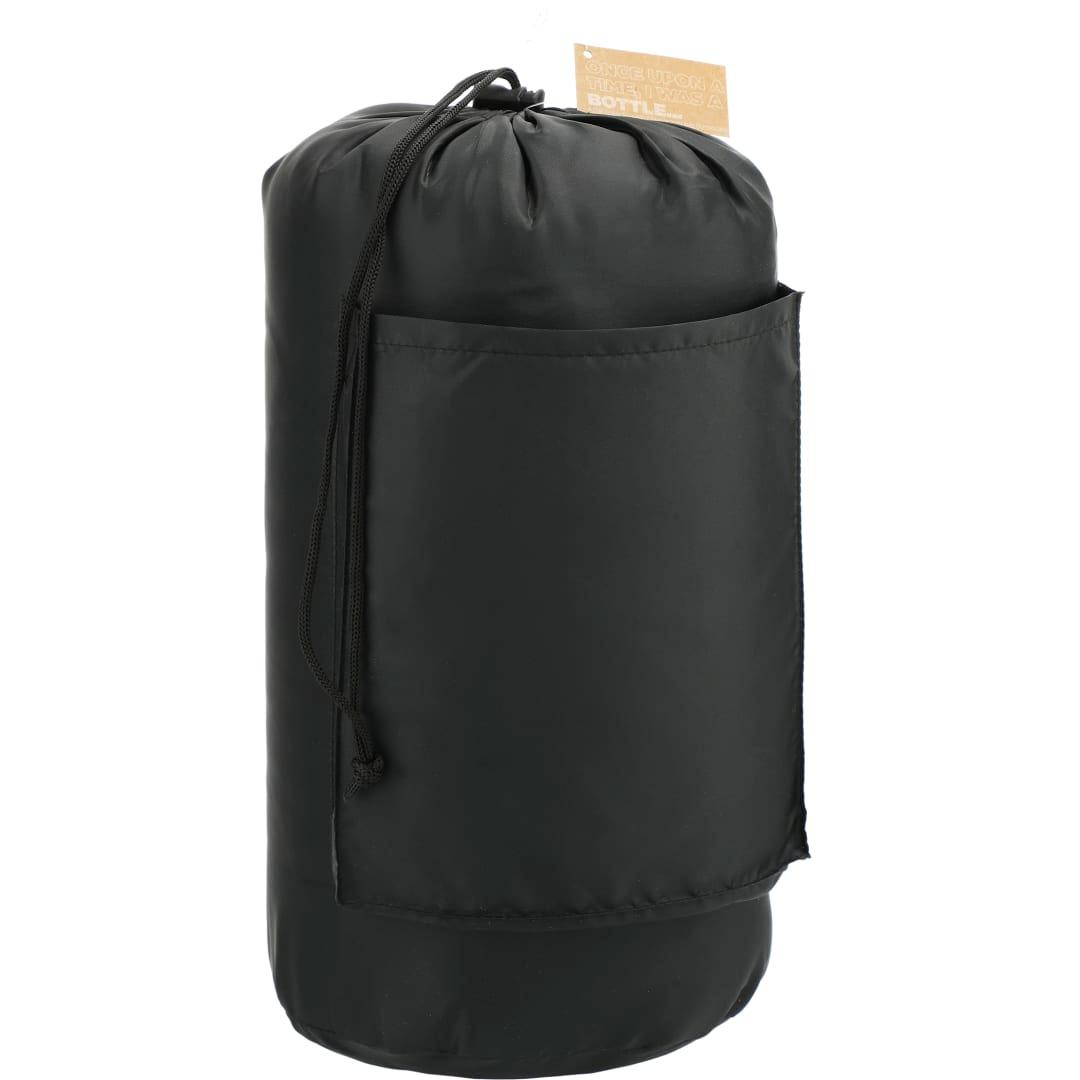 Wave recycled insulated outdoor blanket Black miniatura 4