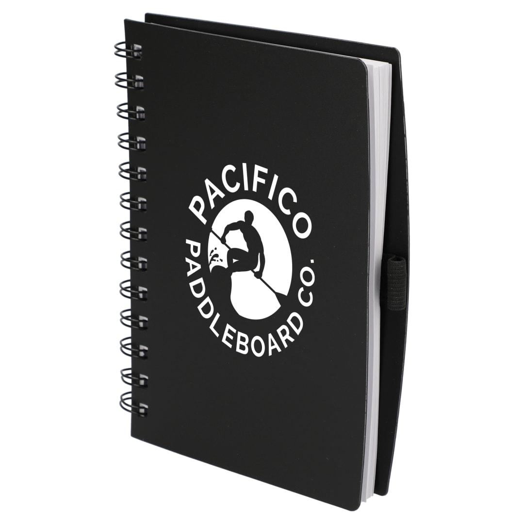 Fsc® recycled 5.5 x 7 coordinator notebook Black miniatura 6