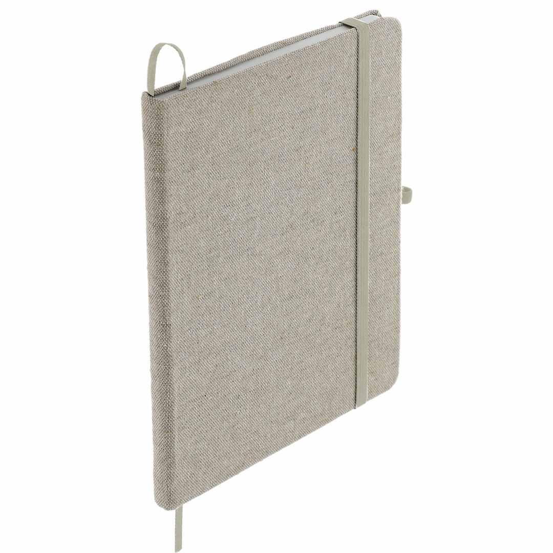 Fsc® mix 5 x 7 recycled cotton bound notebook Natural miniatura 10