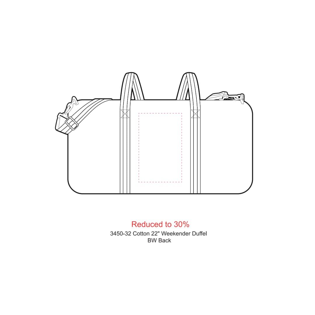 Barrel 12oz cotton canvas 22 weekender Black miniatura 4