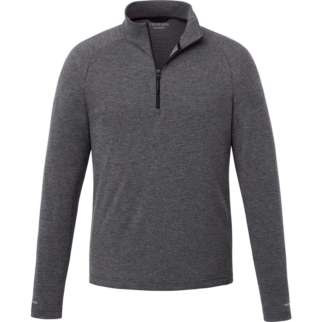 Mens asgard eco knit quarter zip Silver miniatura 7