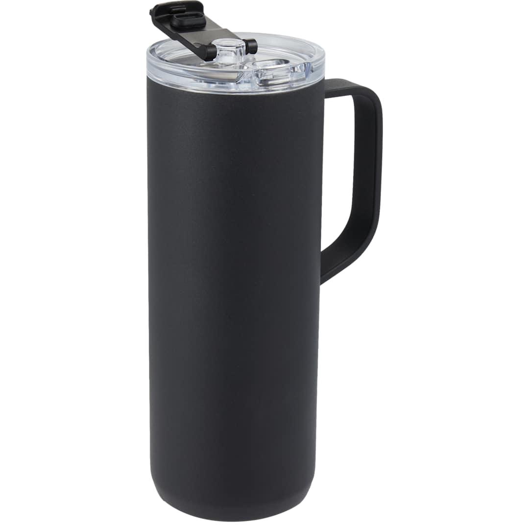 Whitney recycled tall tumbler w/ flip lid 20oz Black miniatura 3