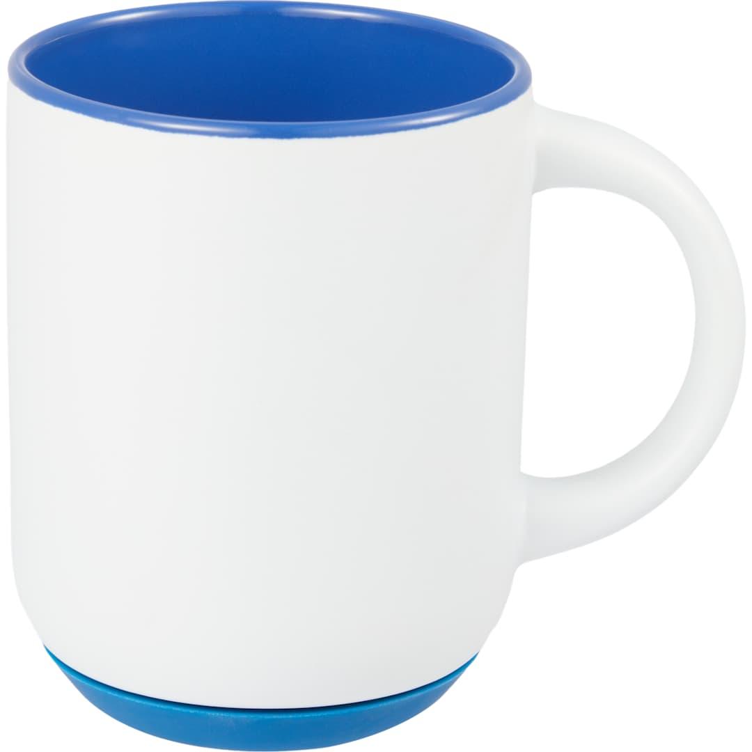 Isaac ceramic mug w/ rubber bottom 14oz White thumbnail 13