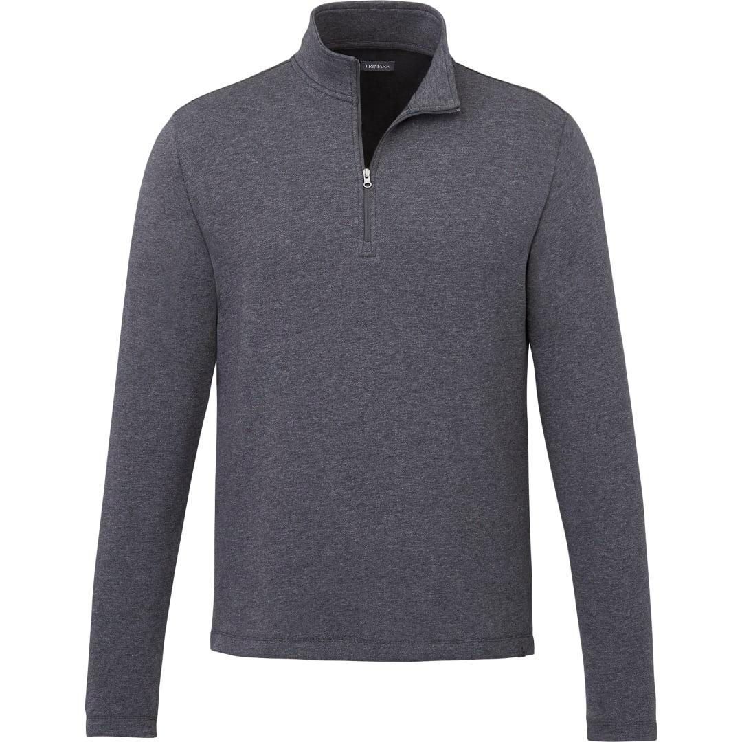 Mens rigi eco knit quarter zip Navy Blue miniatura 17