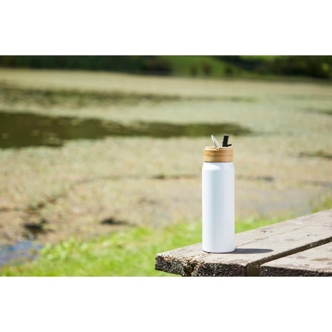Billy 26oz aluminum bottle w/ fsc® bamboo lid Black miniatura 36