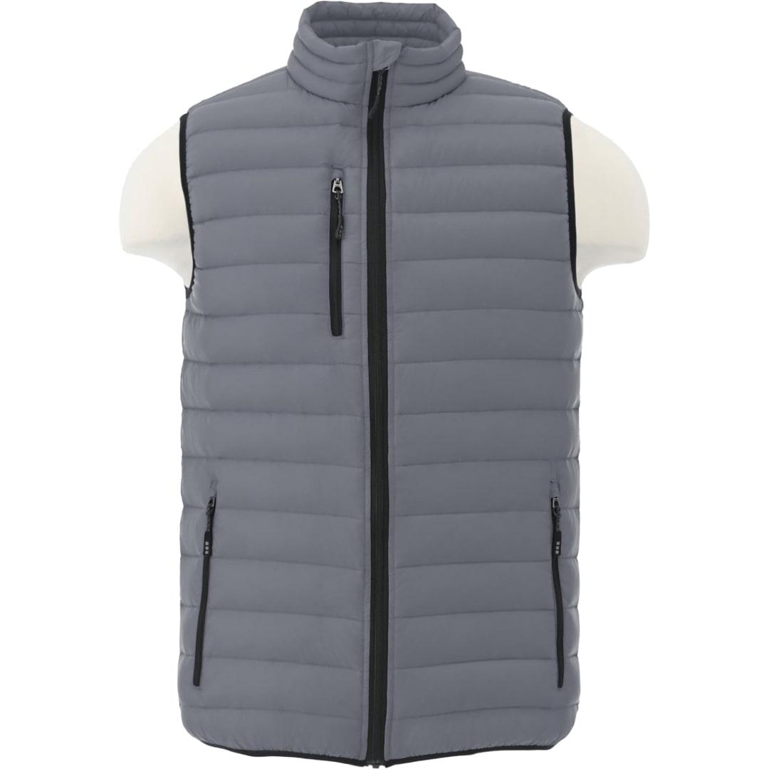 Mens whistler light down vest Black miniatura 4