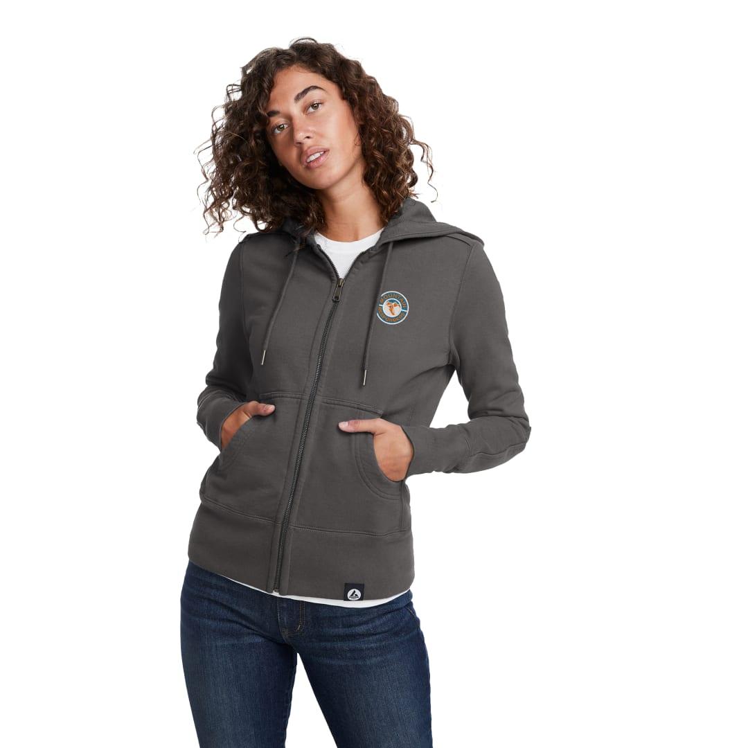 American giant classic full zip hoody - womens Grey miniatura 20