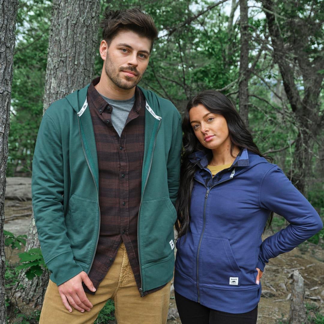 Roots73 canmore eco full zip hoody - mens Blue miniatura 15