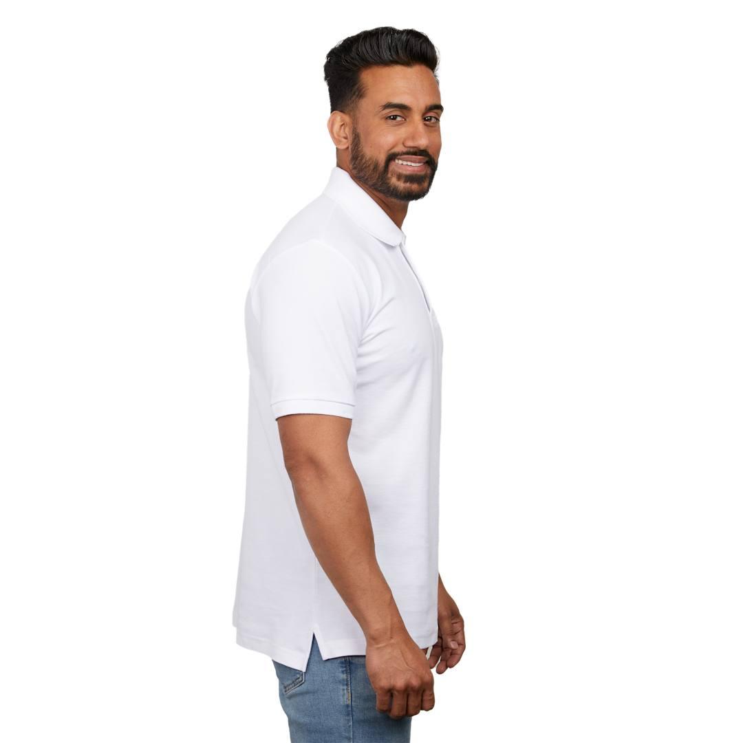 Palo short sleeve 100% cotton pique polo - mens White miniatura 8