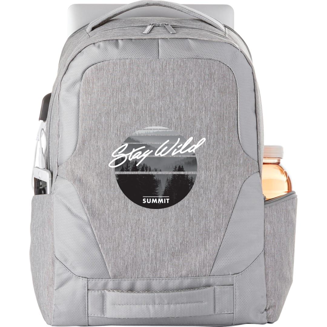 Overland 17 tsa computer backpack w/ usb port Grey miniatura 10