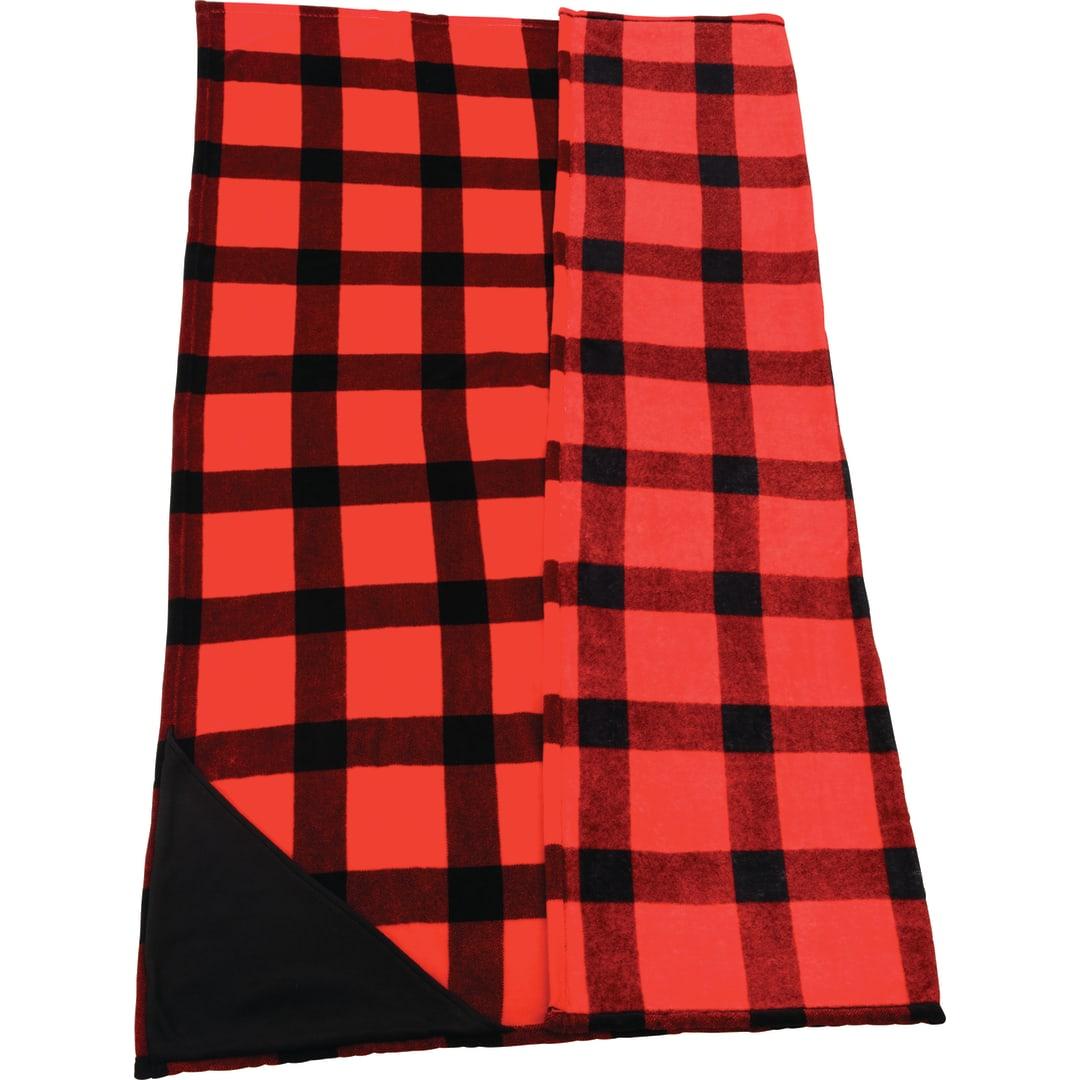 Buffalo plaid ultra plush throw blanket White miniatura 4