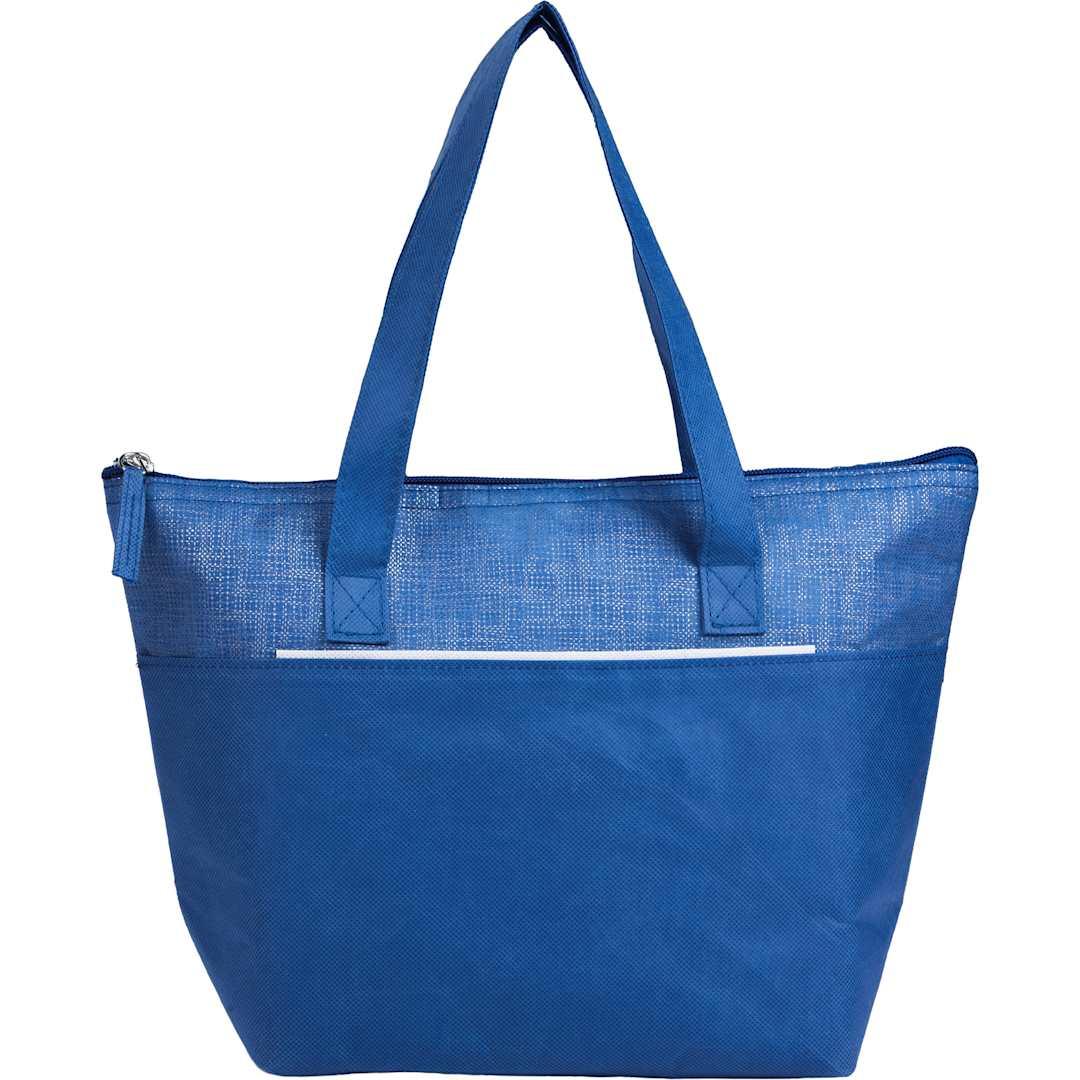 Mist recycled 9-can non-woven tote cooler Black miniatura 17