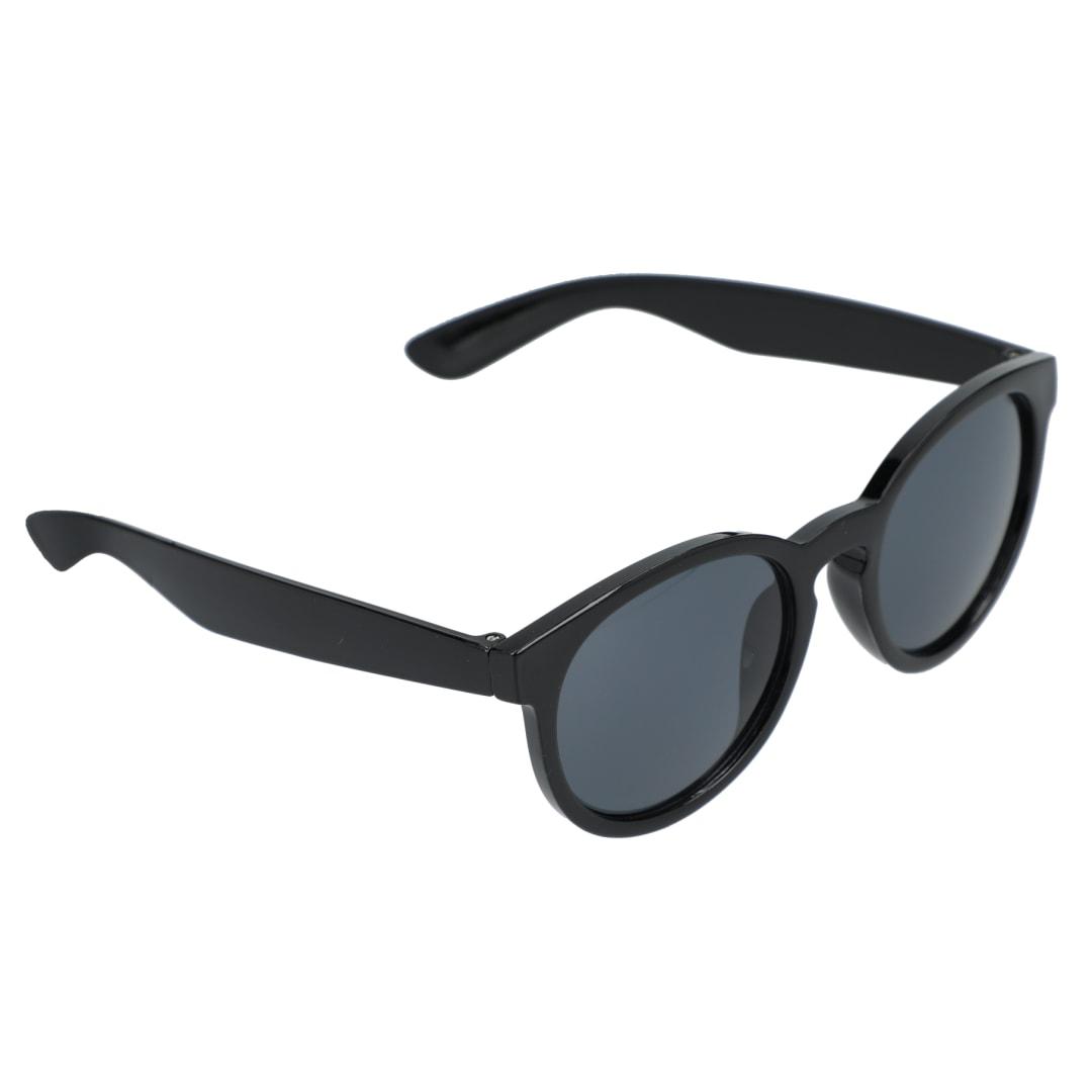 Rhodri recycled round sunglasses Black front