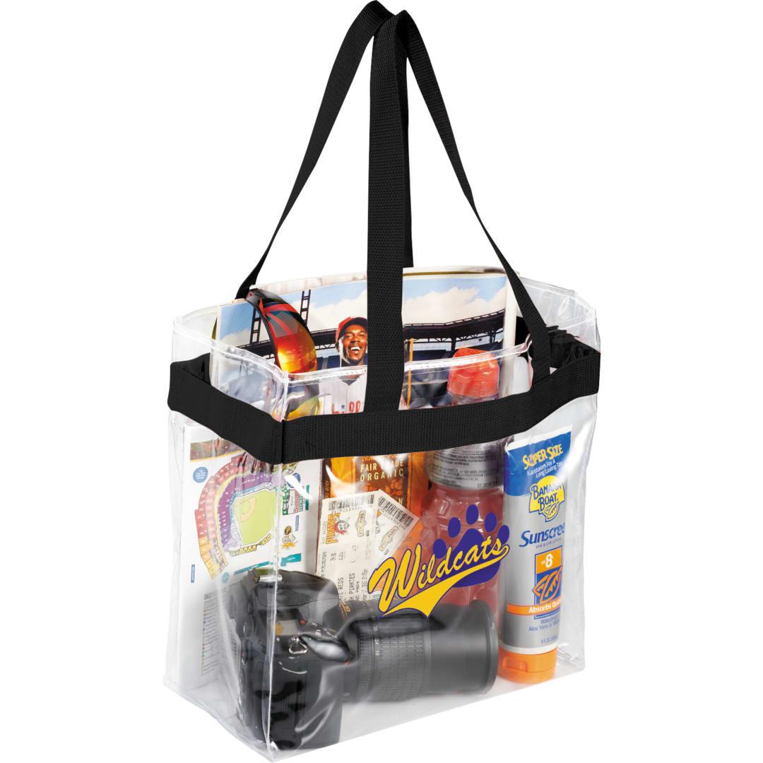 Game day clear stadium tote Black miniatura 5