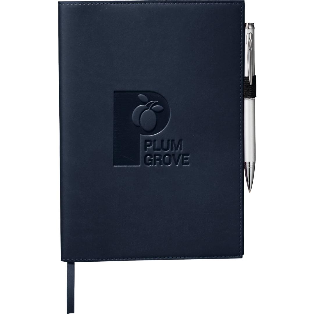 Fsc® mix 6 x 8.5 pedova™ refillable journal Black miniatura 6