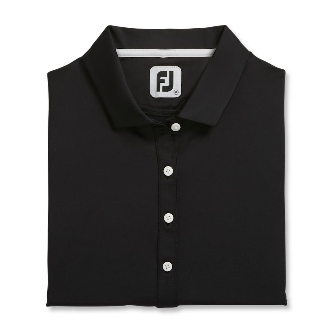 Footjoy womens solid lisle polo White miniatura 12