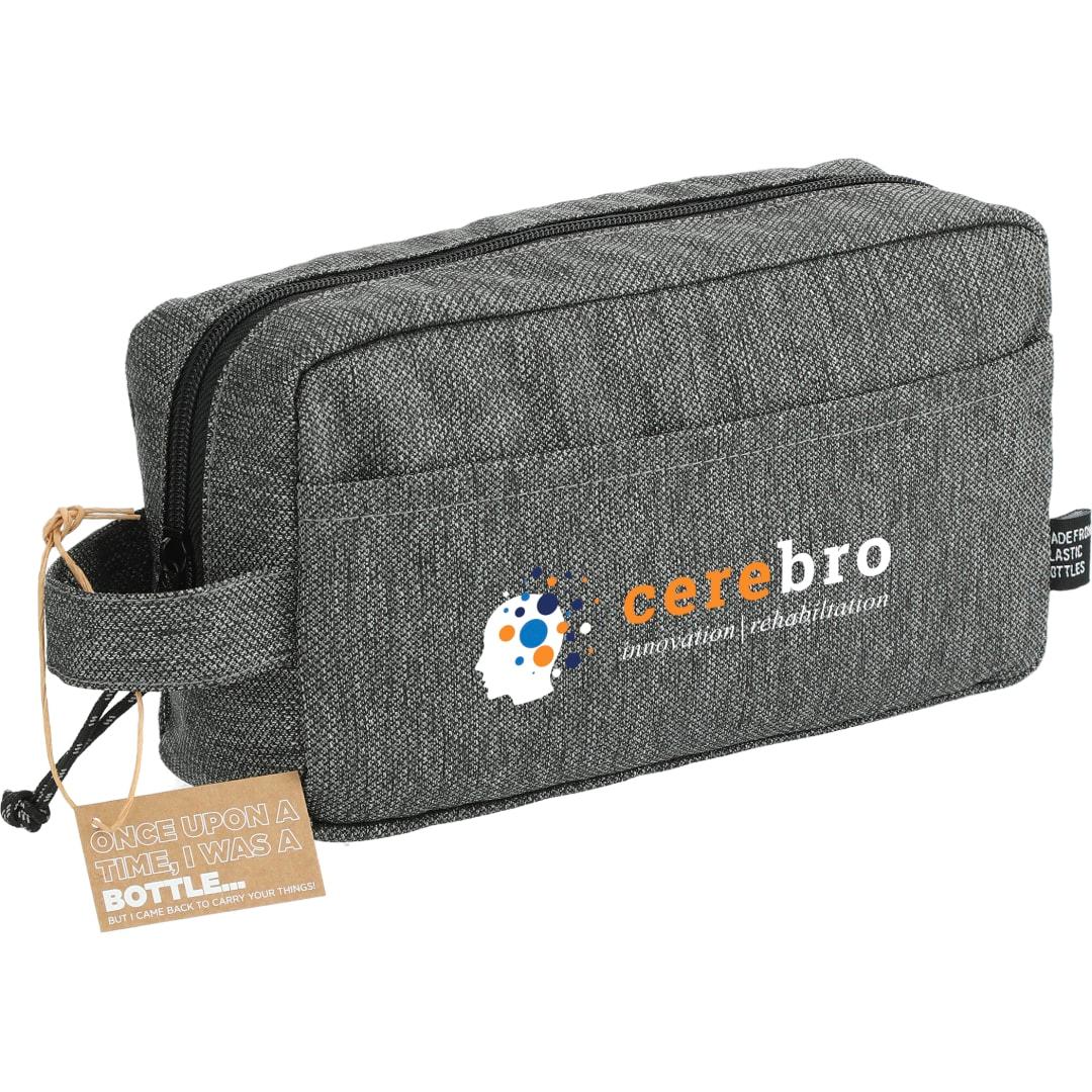 Vila recycled dopp kit pouch Graphite miniatura 9