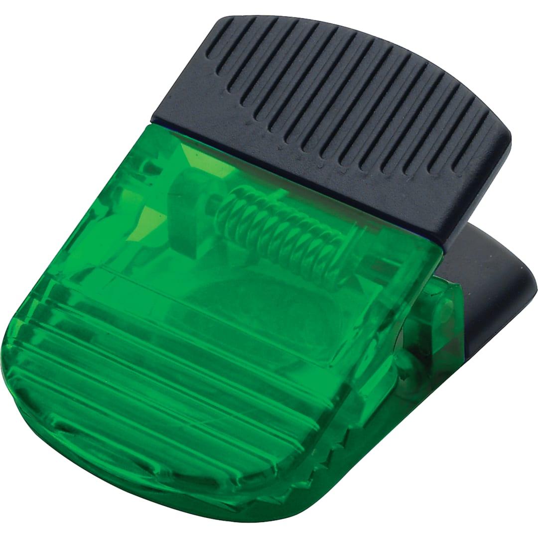 Jumbo magnetic memo clip Green miniatura 13