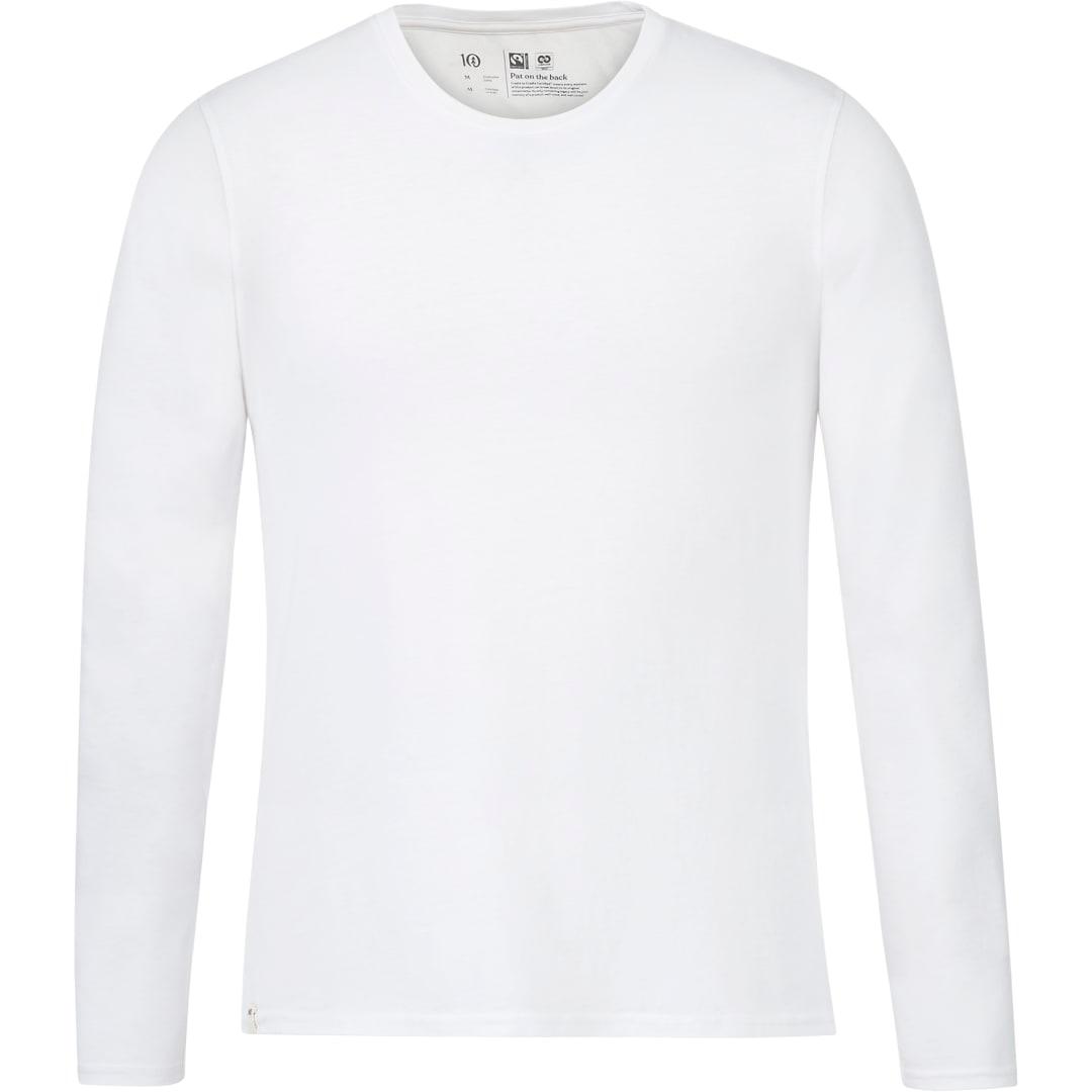 Tentree organic cotton longsleeve tee - mens White miniatura 2