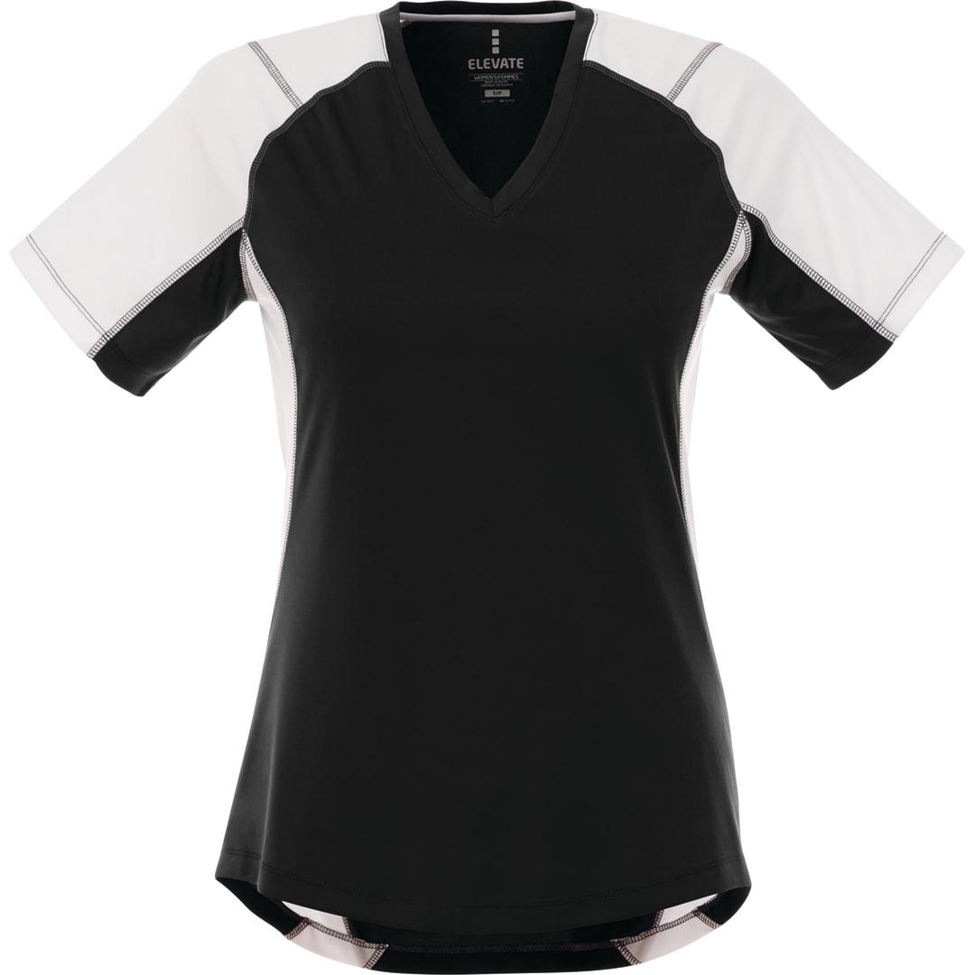 Womens taku short sleeve tech tee Red miniatura 9
