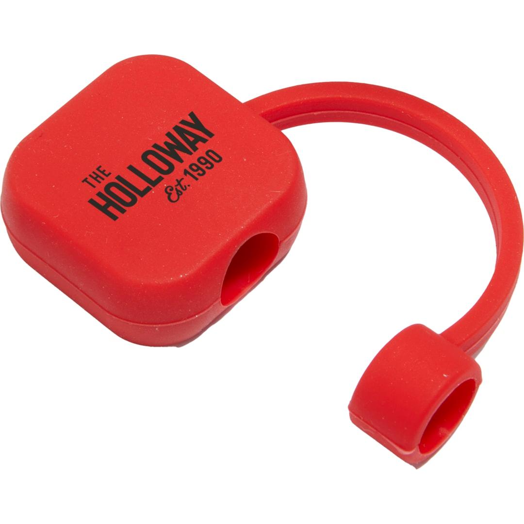 Silicone straw topper Black miniatura 17