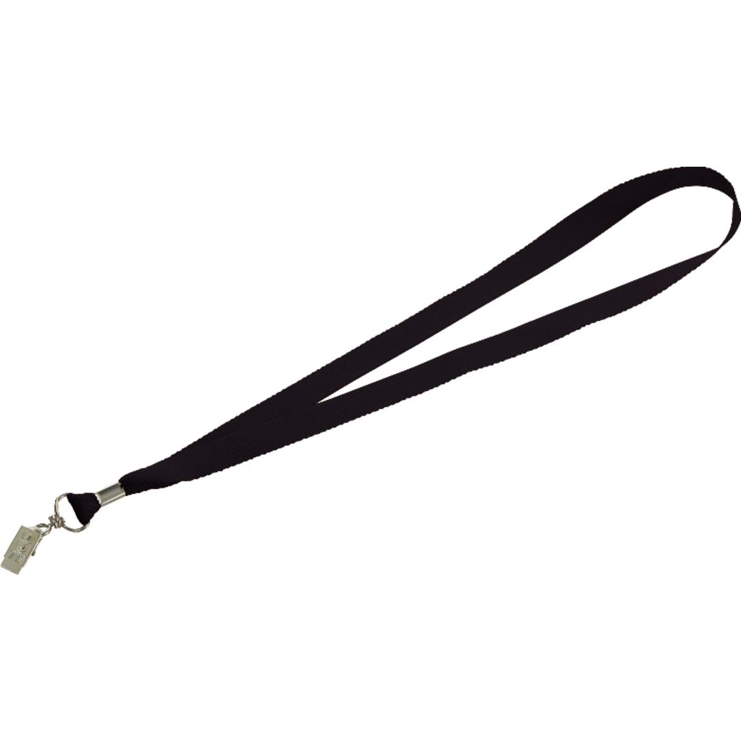 Lanyard with bulldog clip Red miniatura 2