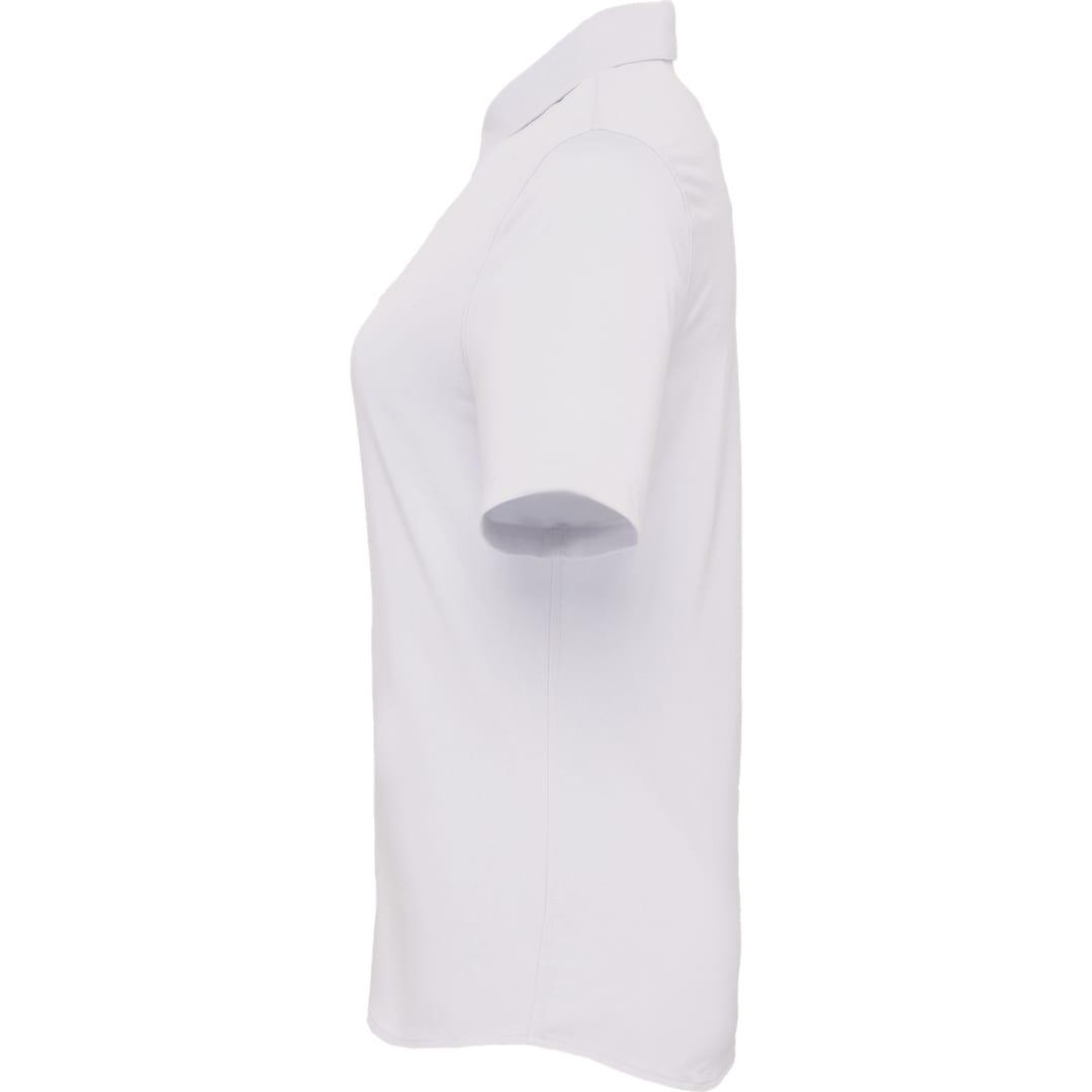 Tatra eco short knit button up sleeve shirt - womens White miniatura 4