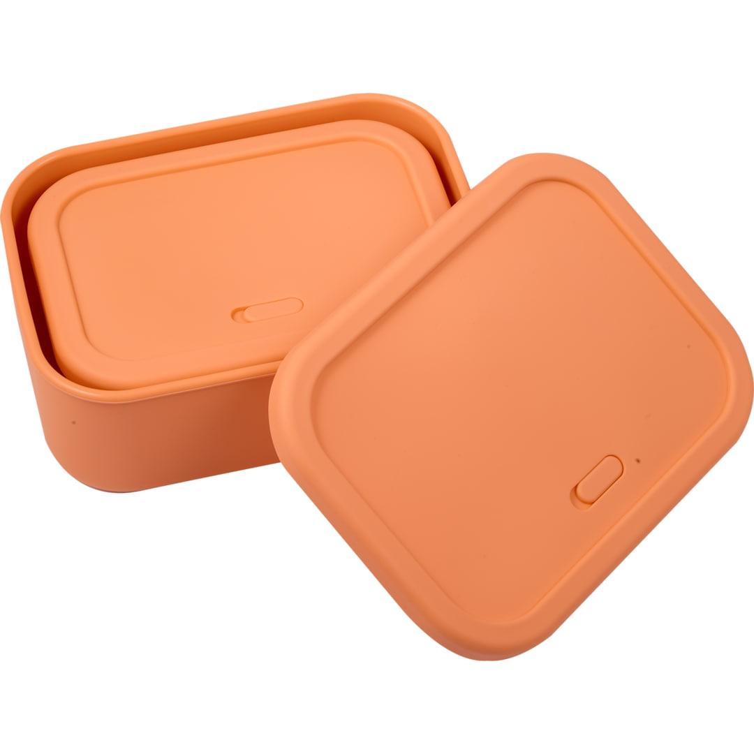 Silicone food storage box with air valve - set of Several Colors miniatura 8