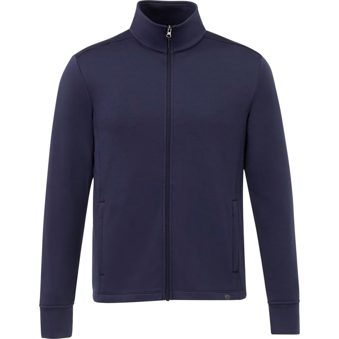 Mens frazier eco knit jacket Navy Blue miniatura 4