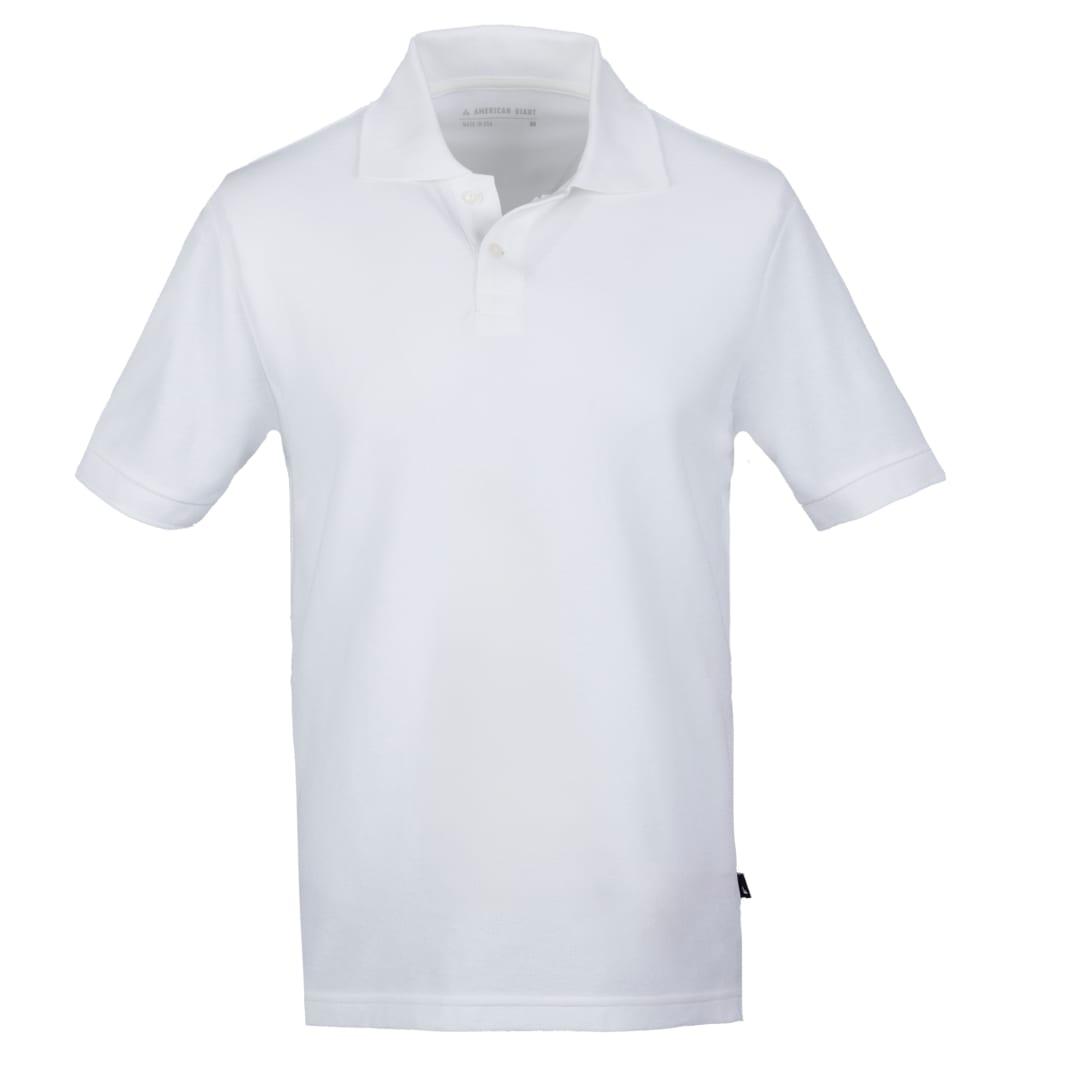 American giant cotton pique polo - mens White miniatura 3