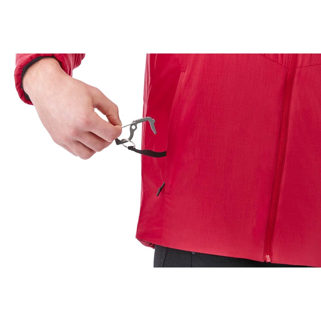 Mens kyes eco packable insulated jacket Red miniatura 4