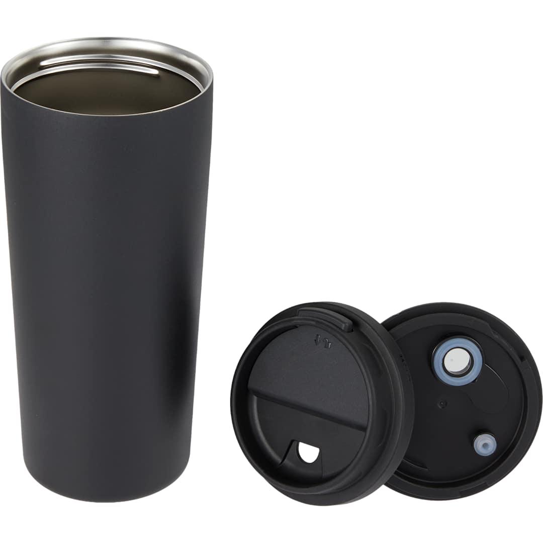 Nelson copper vacuum tumbler w/ swivel lid 20oz Black miniatura 5