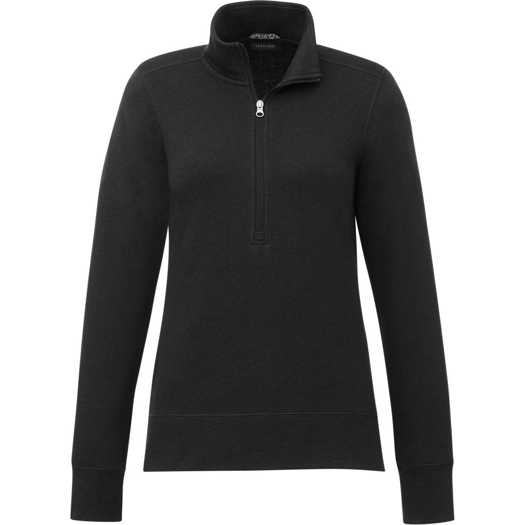 Womens dayton fleece half zip Black miniatura 26
