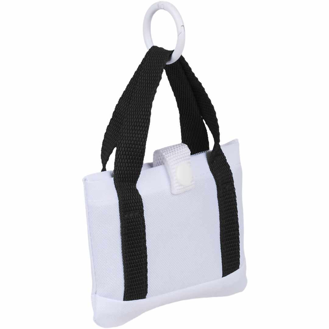 Mini-to-market packable shopper tote Black thumbnail 5