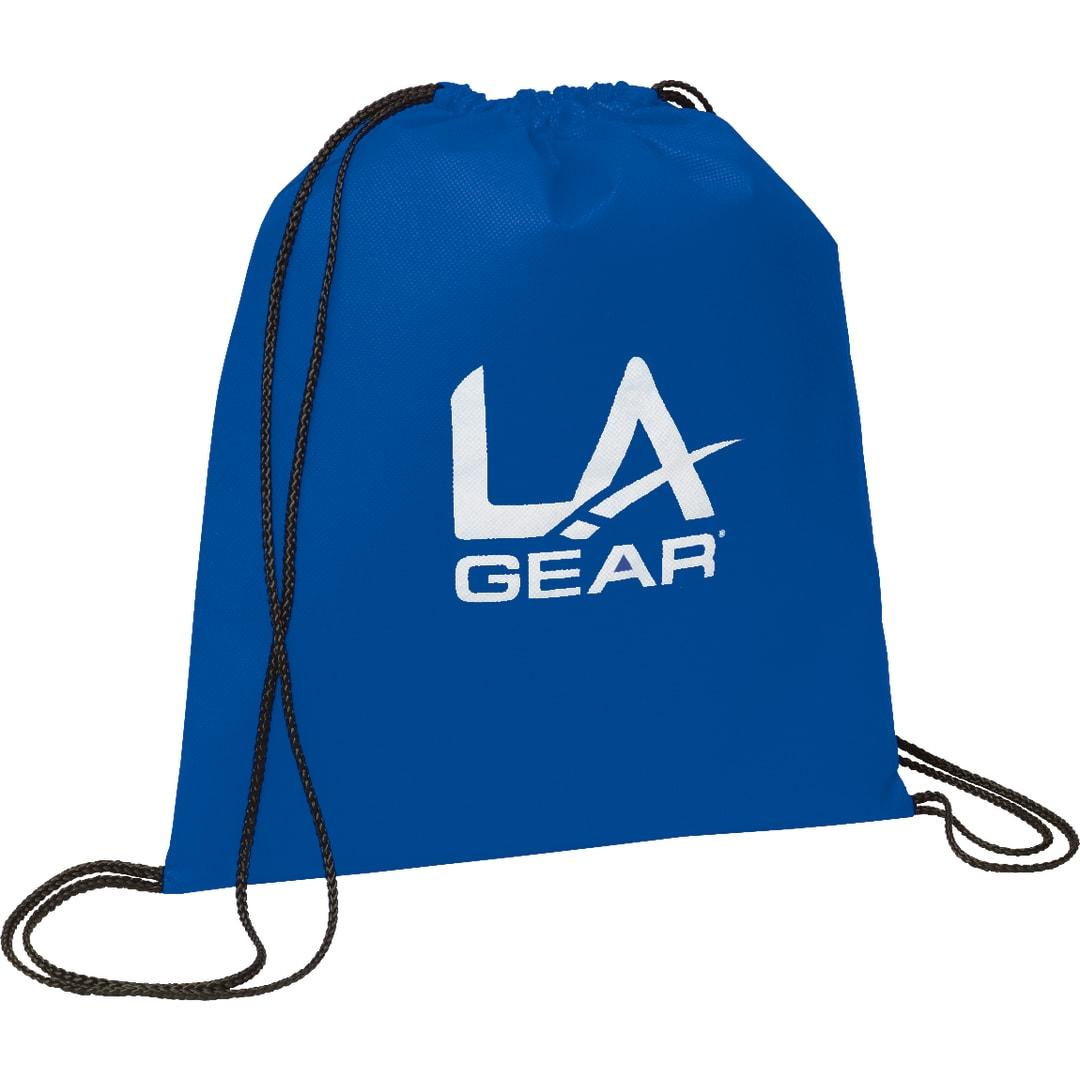 Evergreen non-woven drawstring bag Black miniatura 28