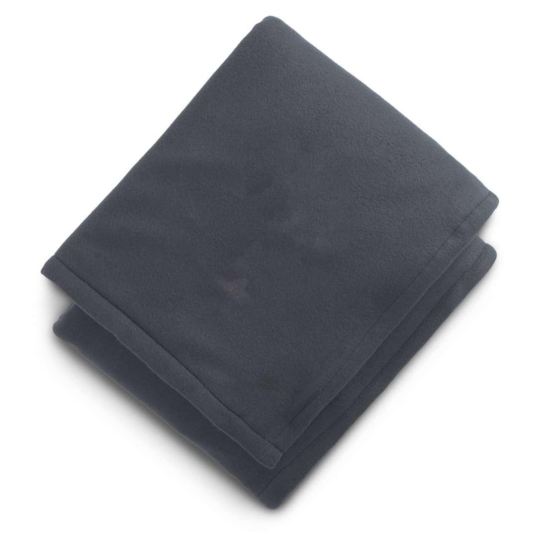Fleece-sherpa blanket Navy Blue miniatura 11