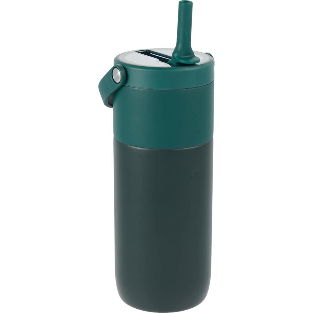 Roots ceramic lined travel tumbler w/ straw 20oz Cream miniatura 12