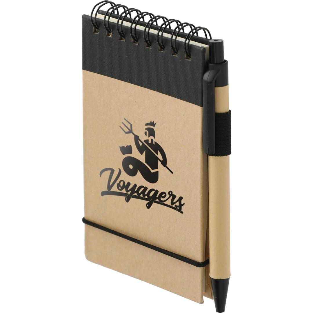 Fsc® mix 5 x 3 recycled jotter with pen Natural miniatura 6