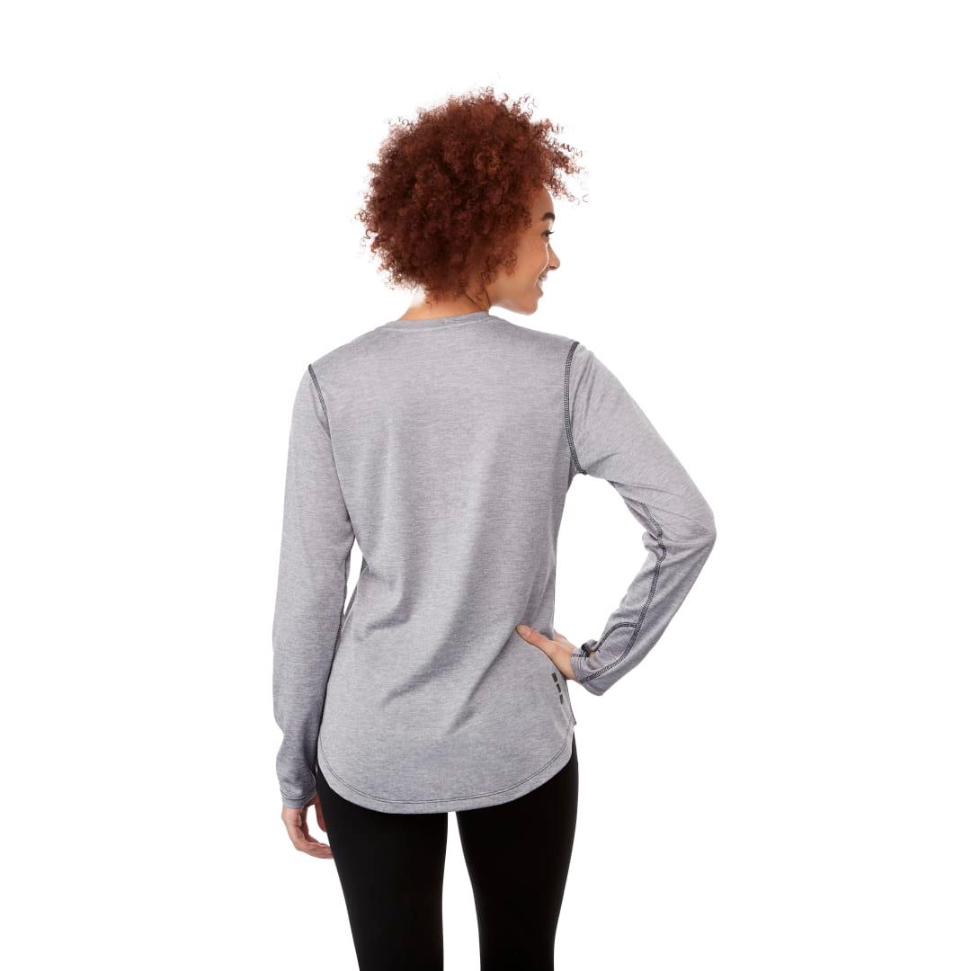 Womens quadra long sleeve top Red miniatura 10