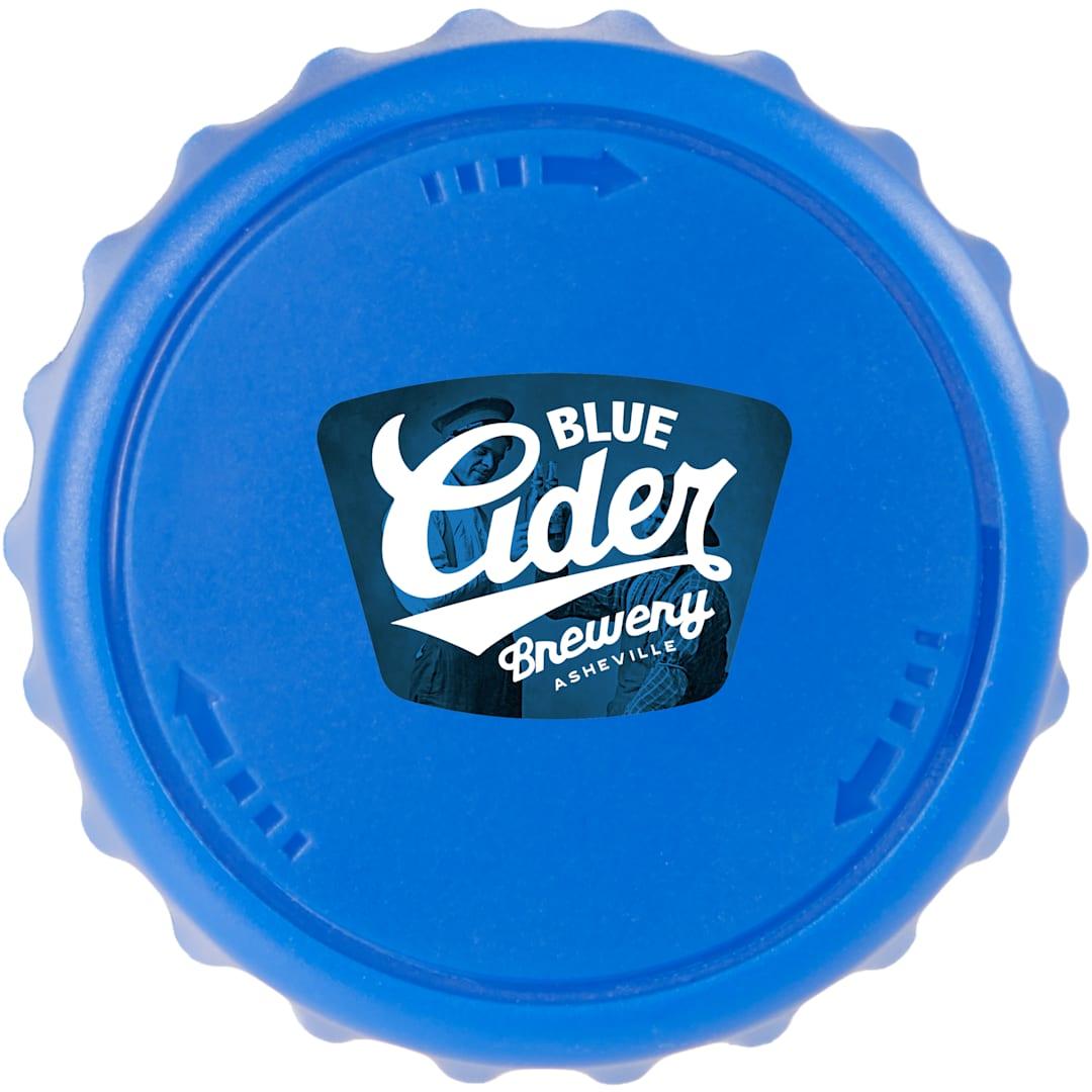 Recycled bottle topper & opener Black miniatura 15