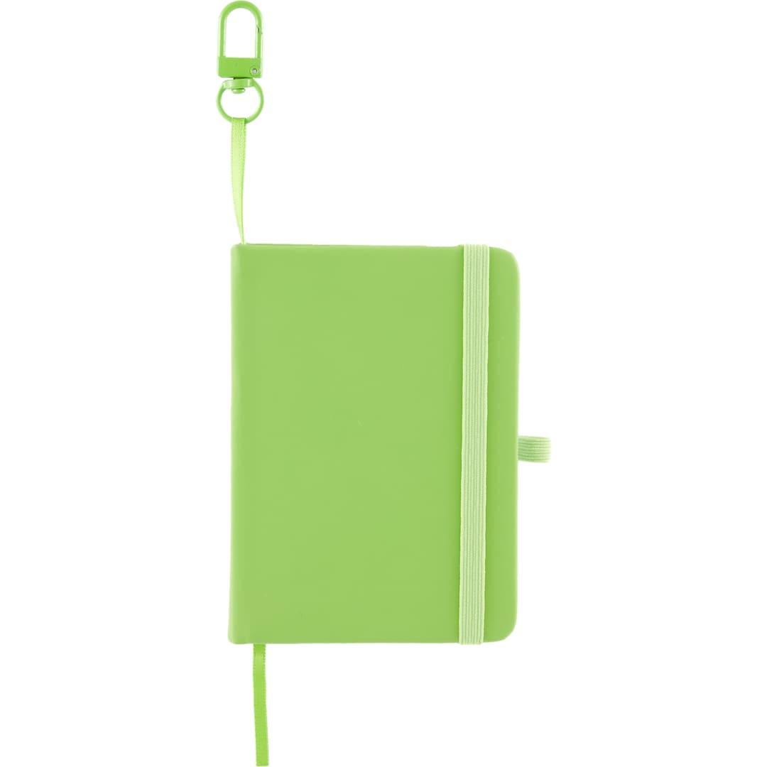 Mini recycled notebook w/ clip Black miniatura 18