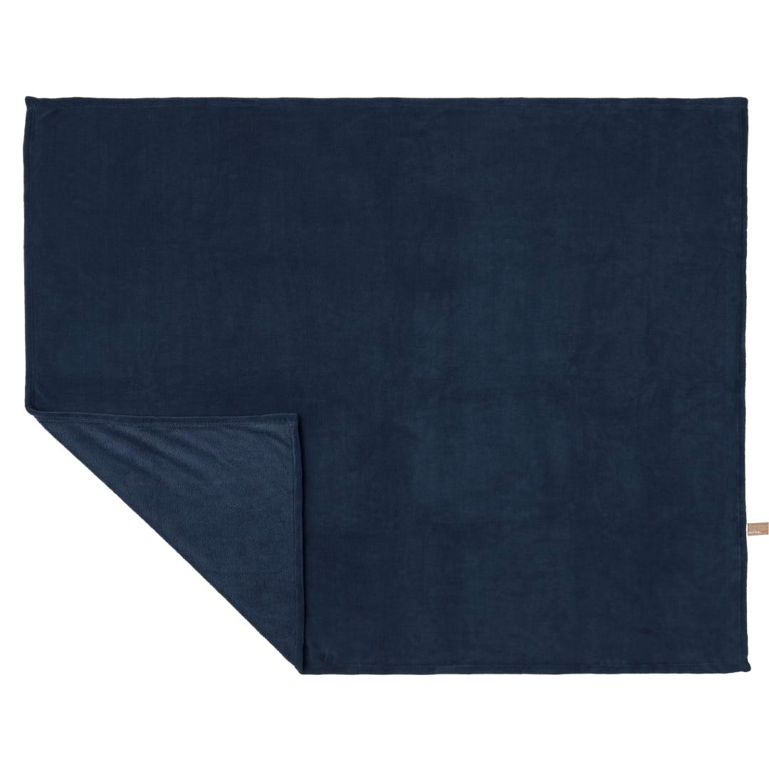 Recycled pet oversized coral fleece blanket Grey miniatura 7