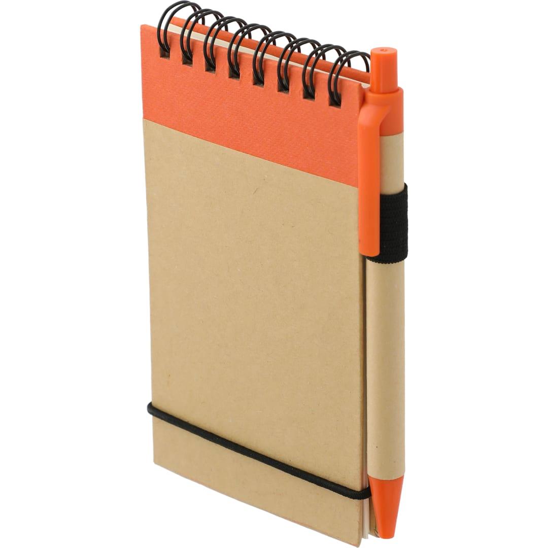 Fsc® mix 5 x 3 recycled jotter with pen Natural miniatura 22