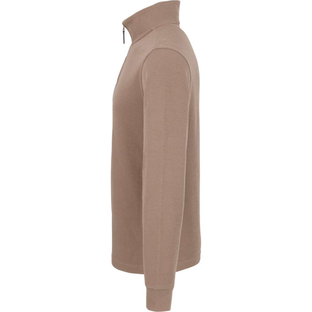 Hudson eco knit quarter zip-mens Beige miniatura 9