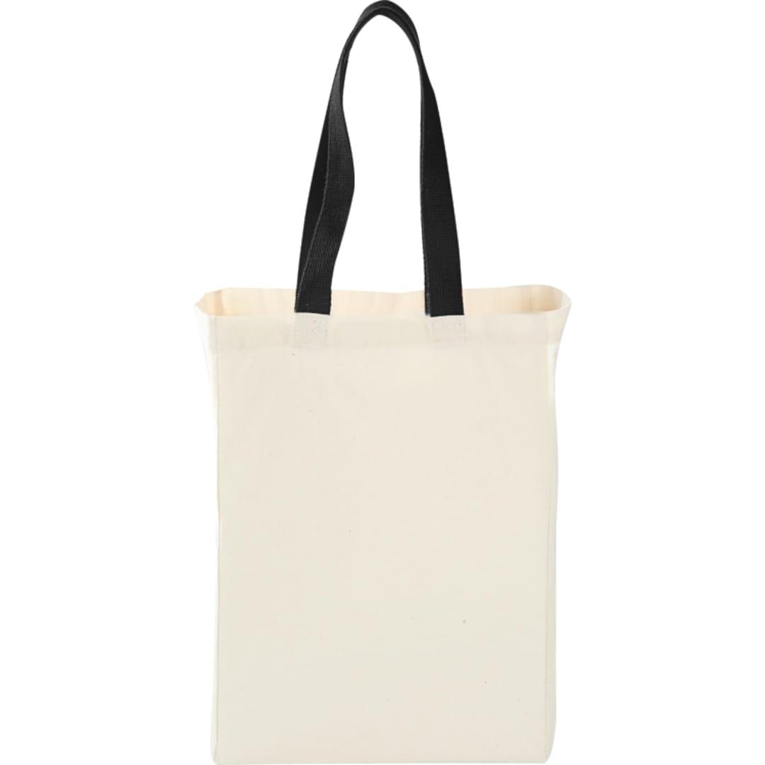 Nebraska 5oz cotton canvas grocery tote Green front
