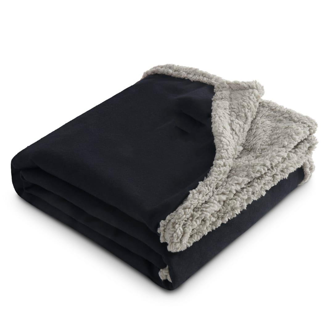 Field & co.® oversized wool sherpa blanket Dark Gray miniatura 20