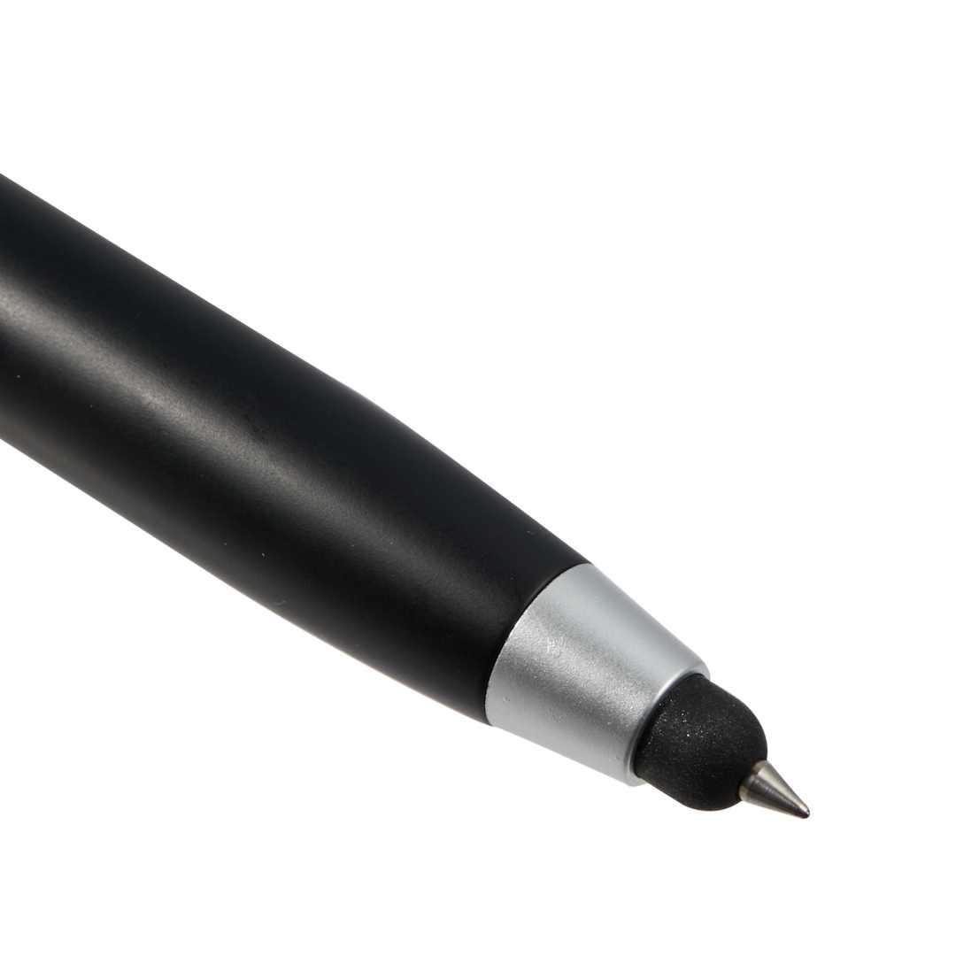3-In-1 tech cleaning stylus gel pen Black miniatura 3