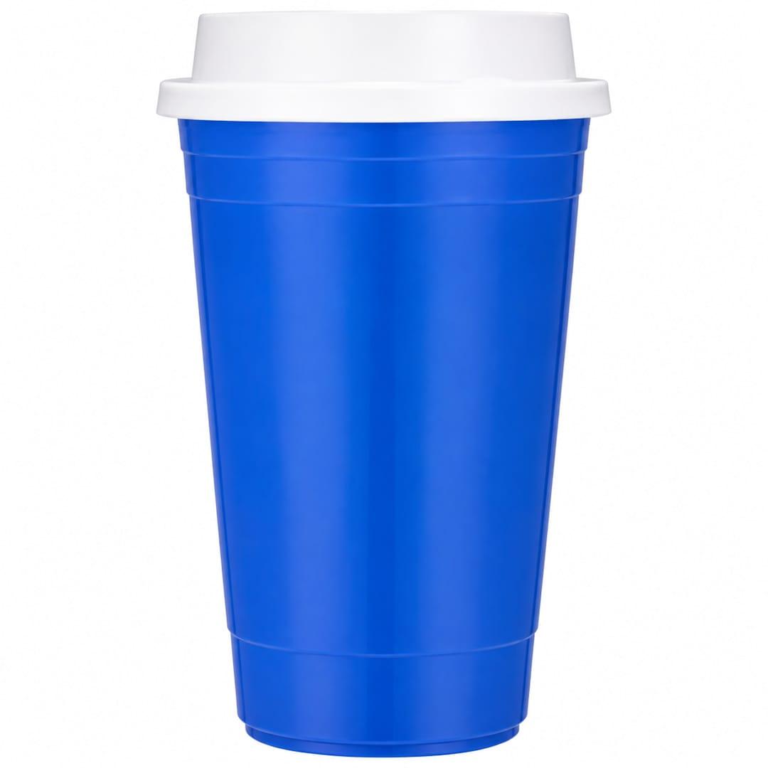 The traveler insulated cup 16 oz. w/ lid Black miniatura 24